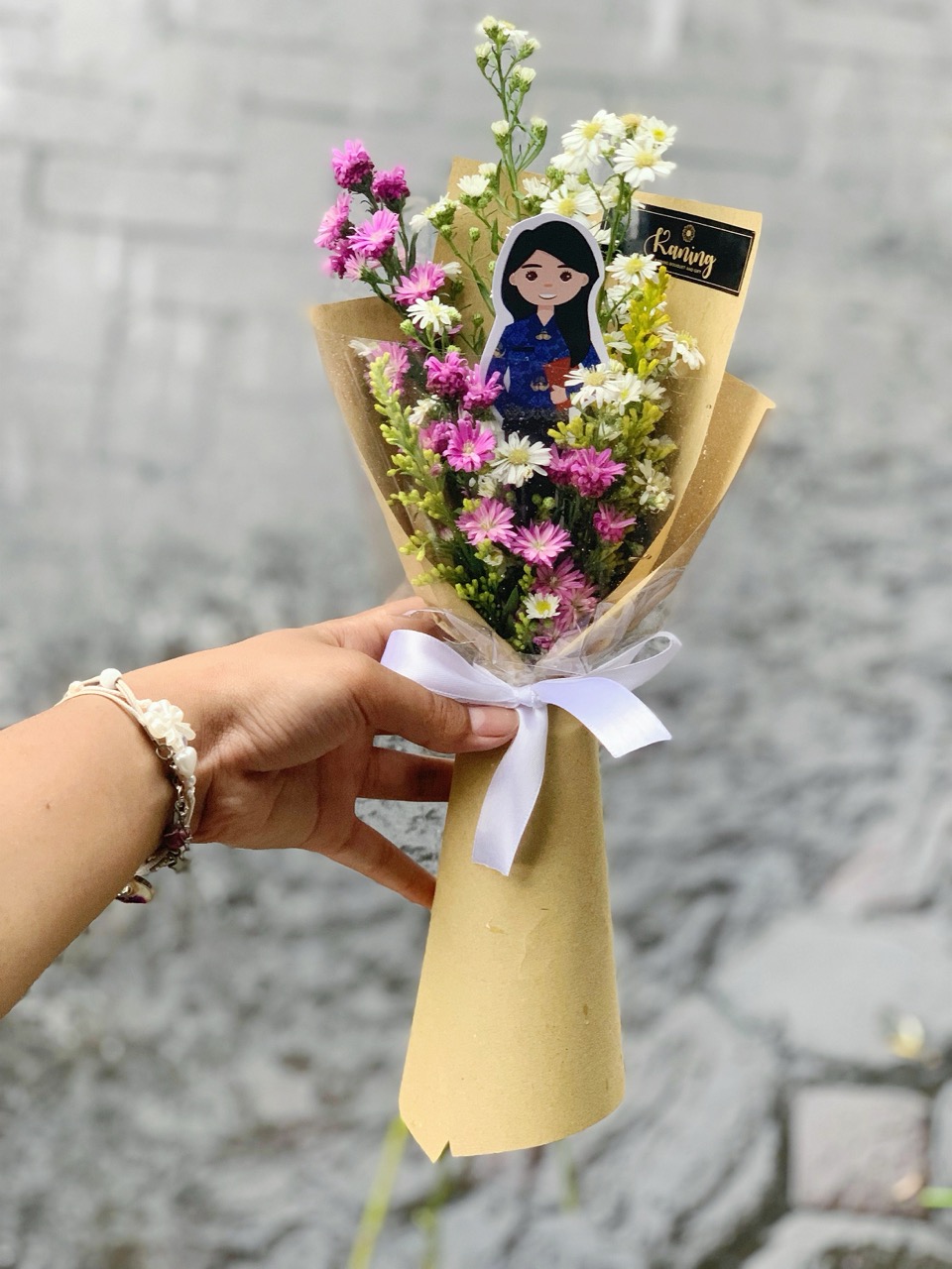 Buket Bunga Fresh Flower Mini BUK-SPNBC