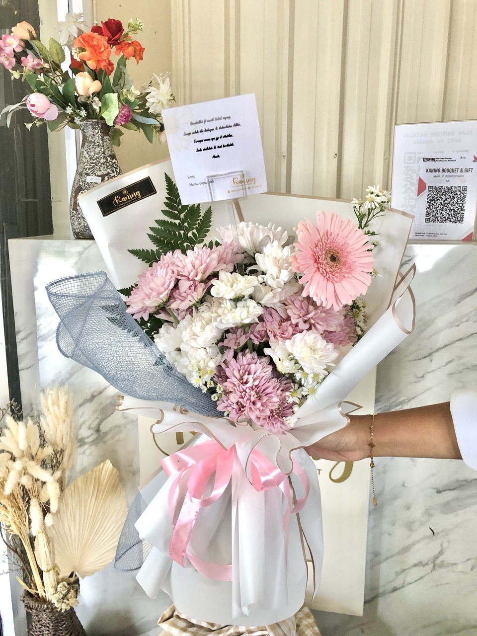 Buket Bunga Fresh Flower Medium BUK-HEICJ