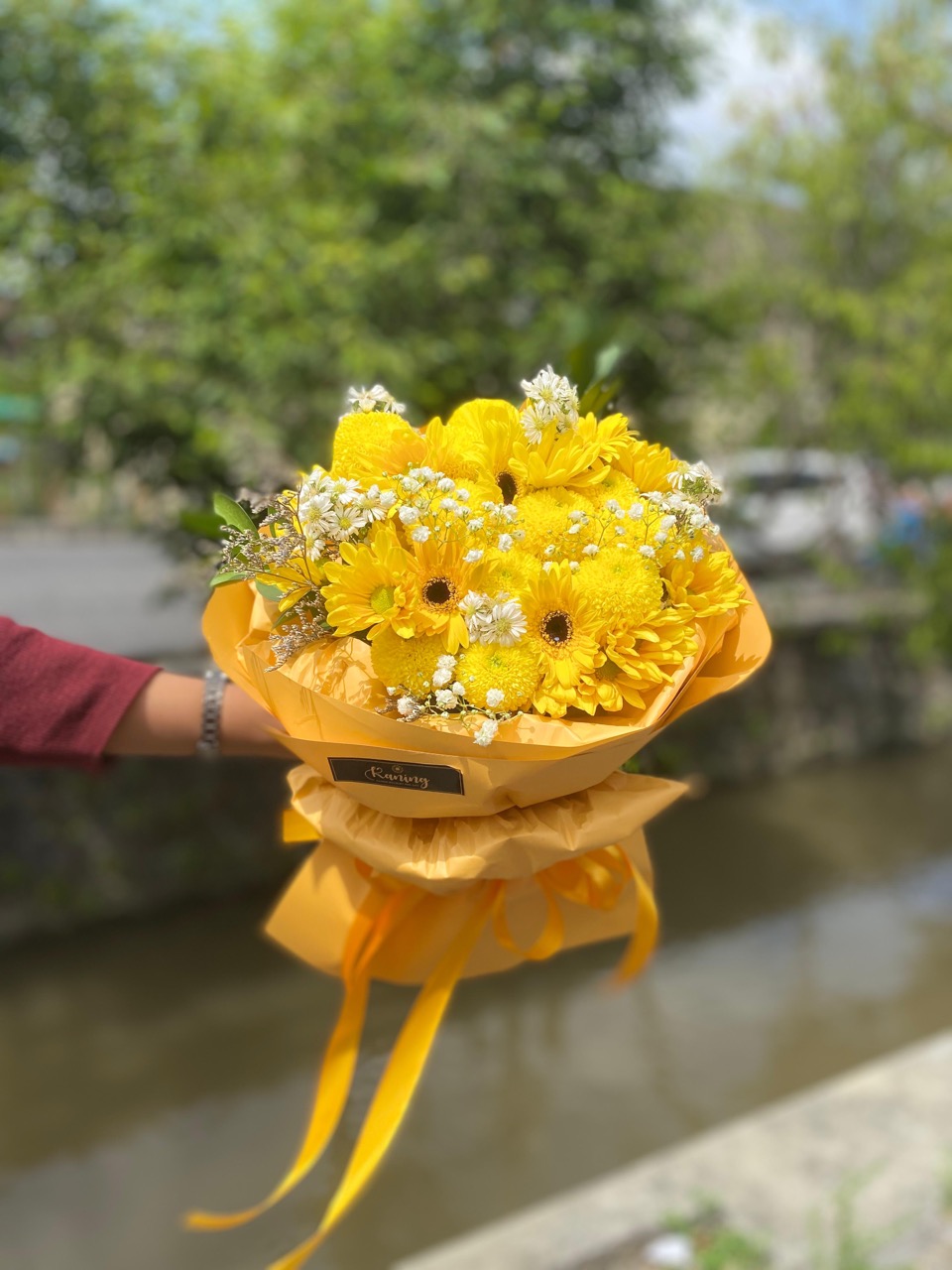 Buket Bunga Fresh Flower Medium BUK-P6KUR
