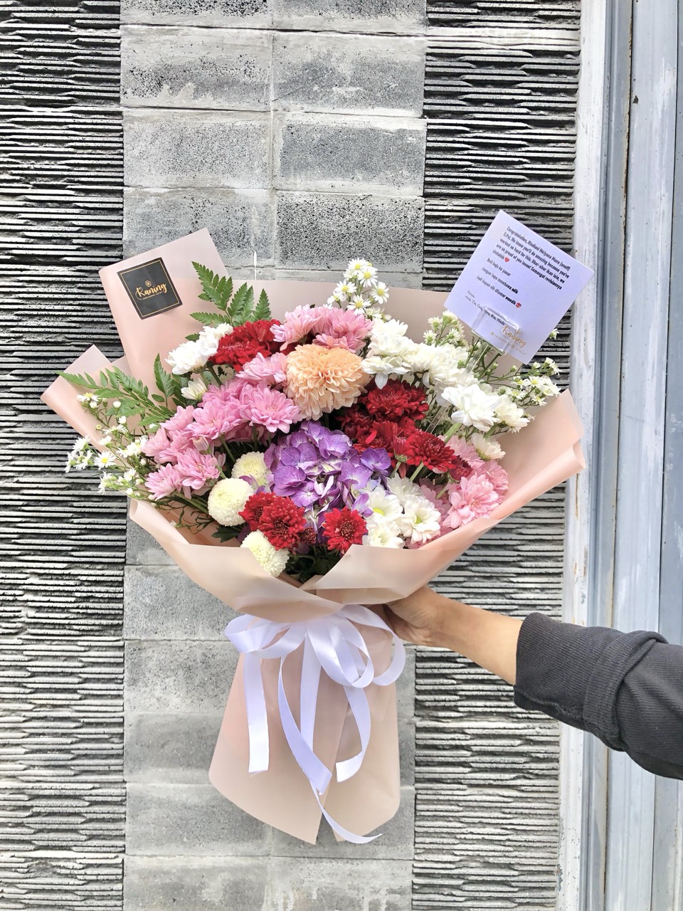 Buket Bunga Fresh Flower Medium BUK-QO9R2