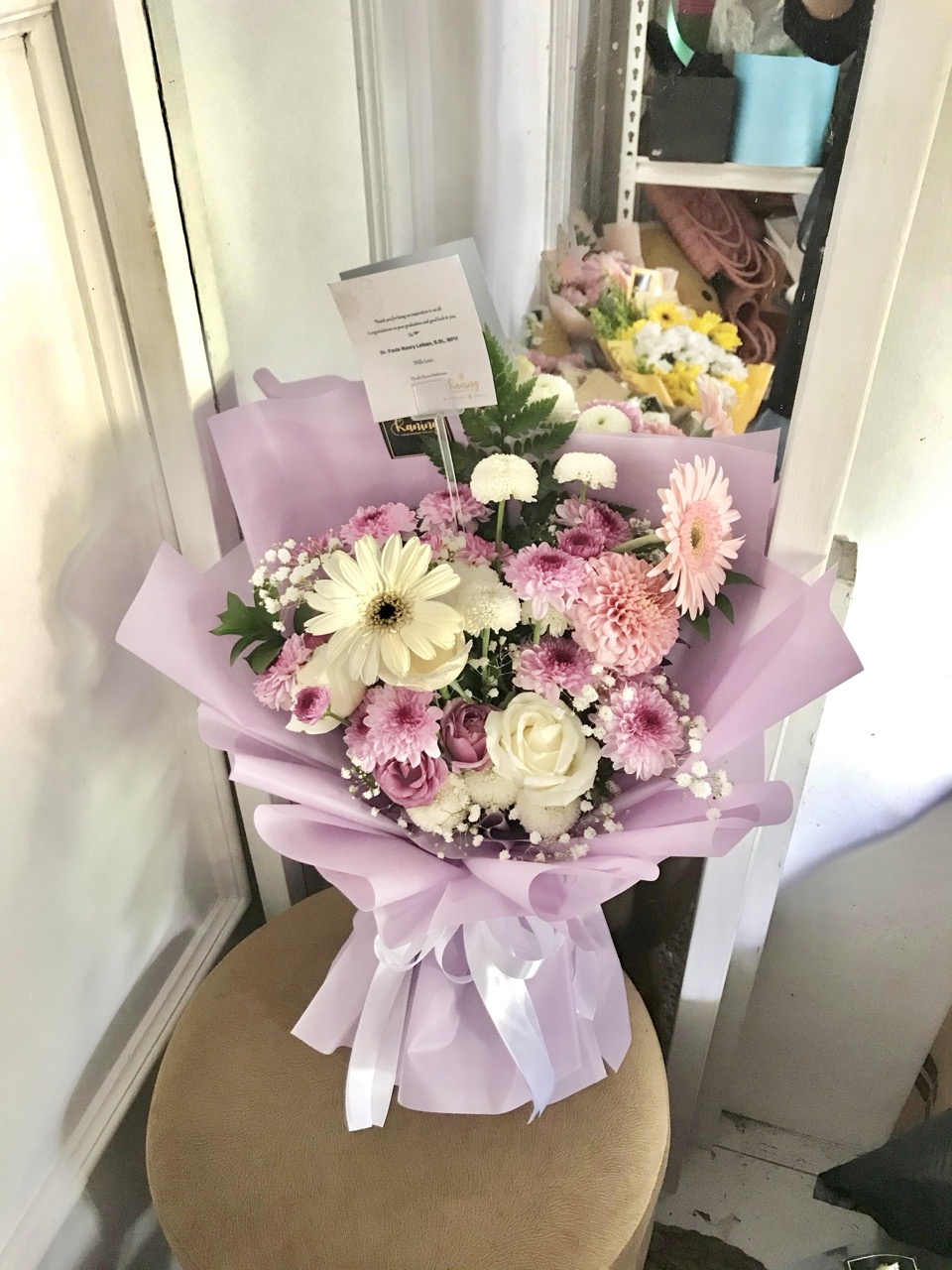 Buket Bunga Fresh Flower Medium BUK-GUGWF