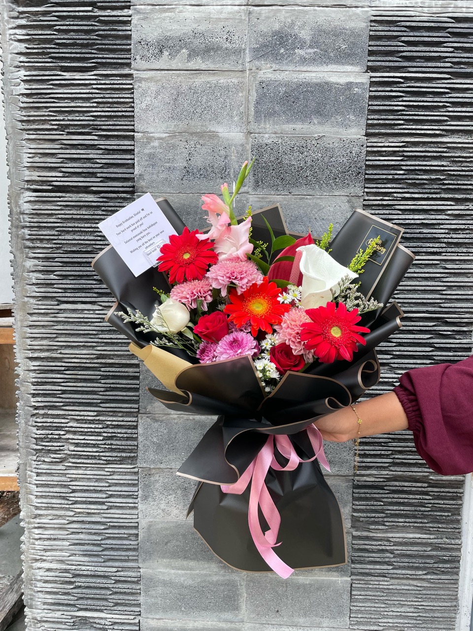 Buket Bunga Fresh Flower Medium BUK-TTCTK