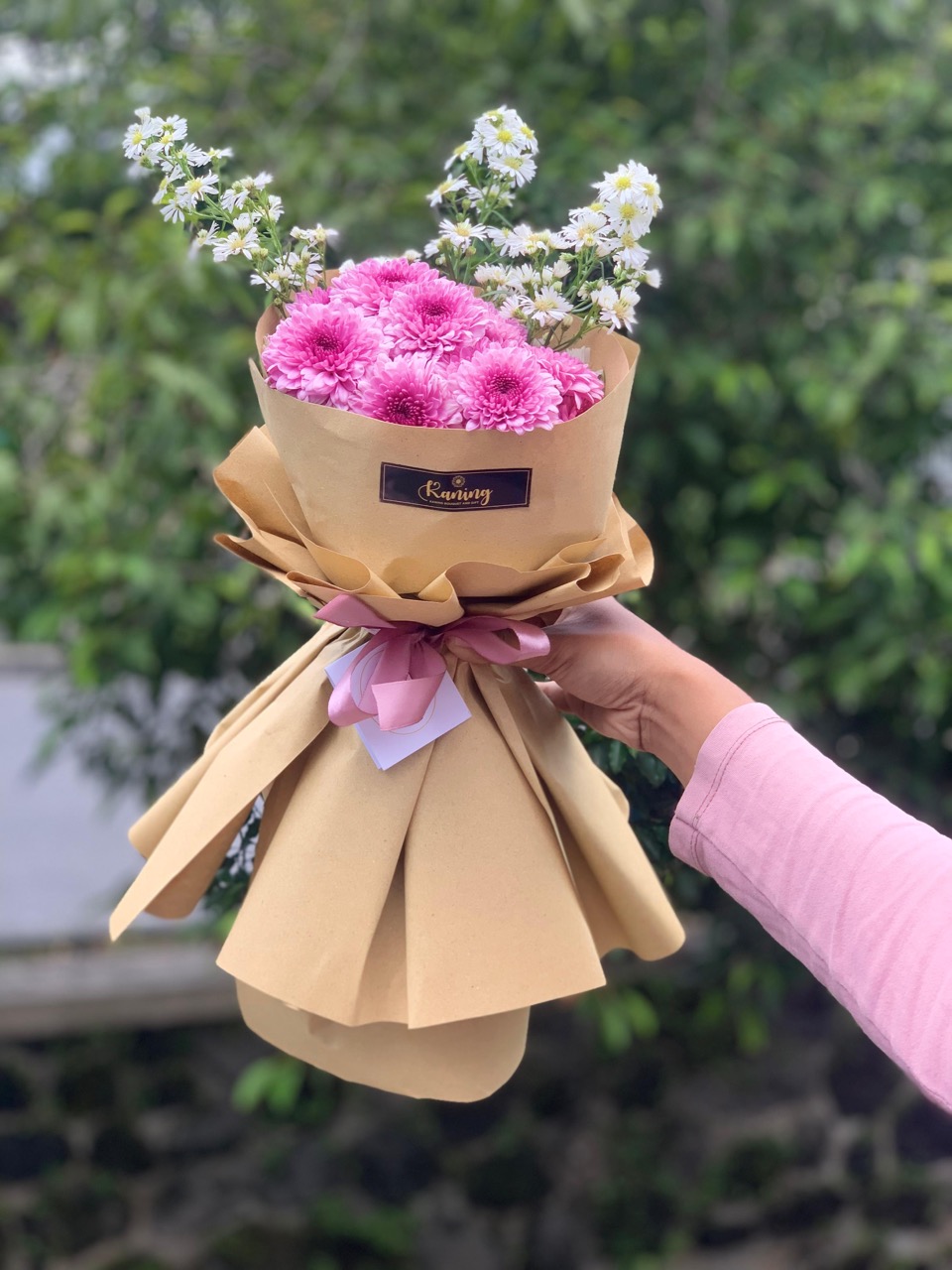 Buket Bunga Fresh Flower Mini BUK-VAVMP