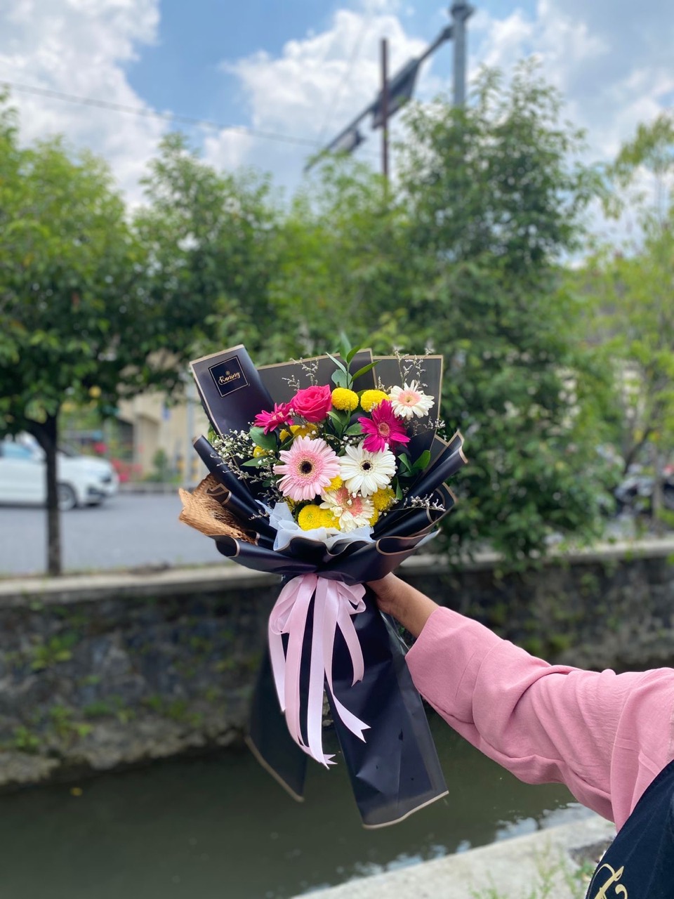 Buket Bunga Fresh Flower Medium BUK-0WMNI