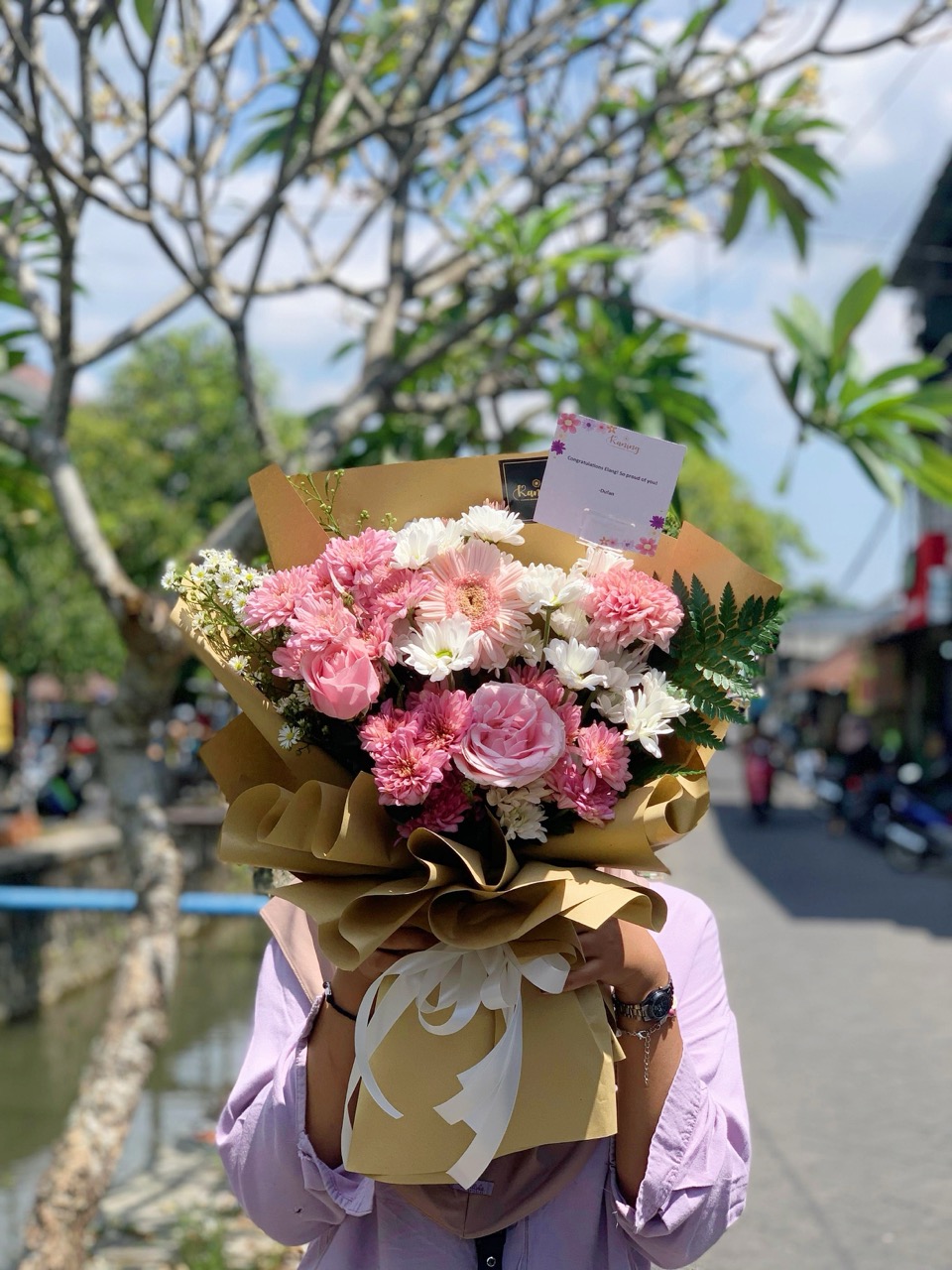 Buket Bunga Fresh Flower Medium BUK-SLCXZ