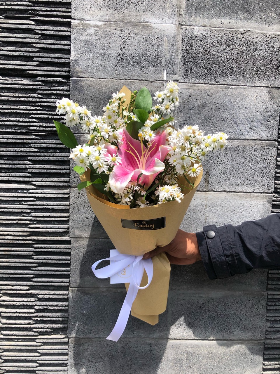 Buket Bunga Fresh Flower Mini BUK-QIMW1