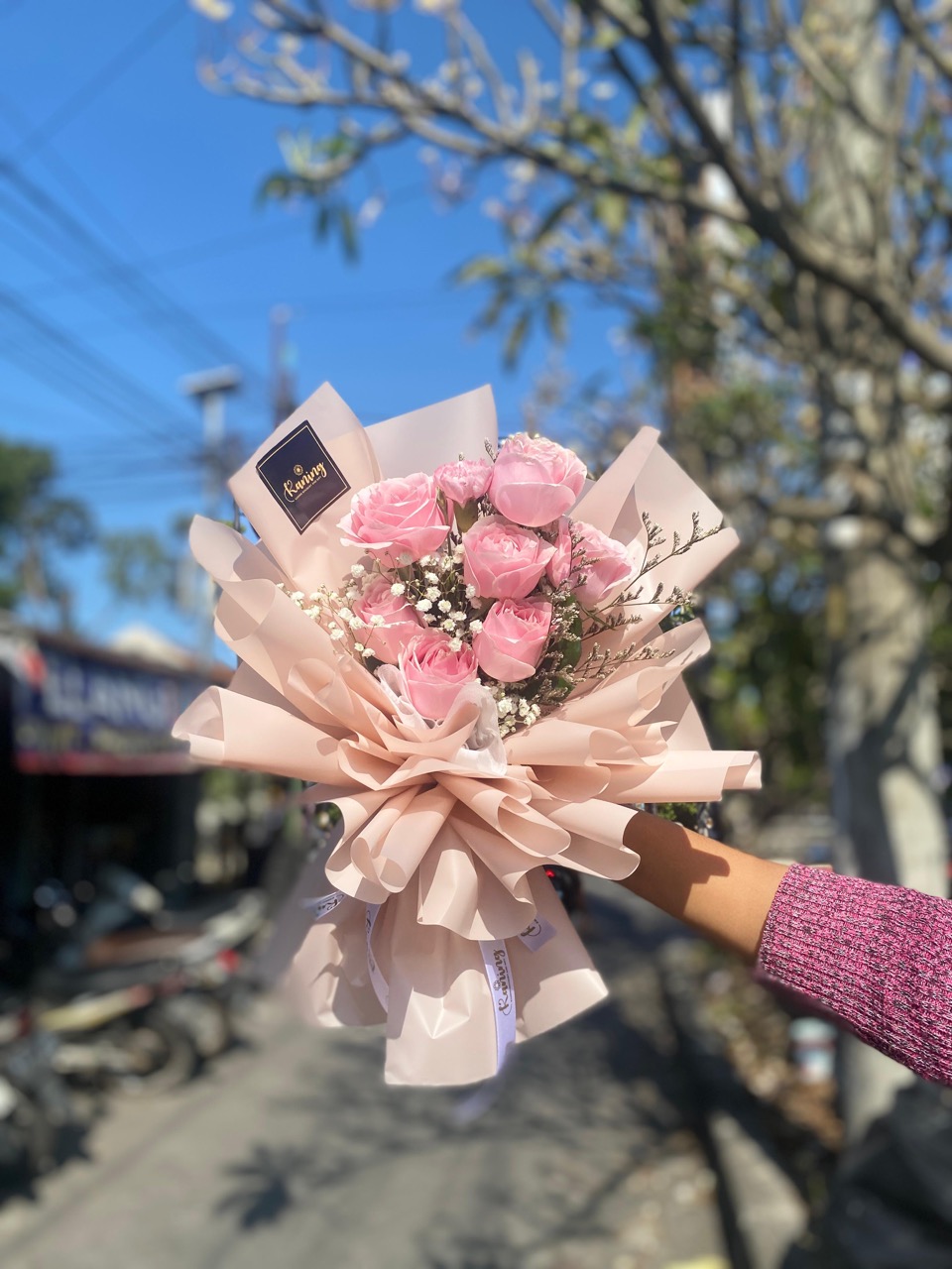 Buket Bunga Fresh Flower Medium BUK-ZWLA5