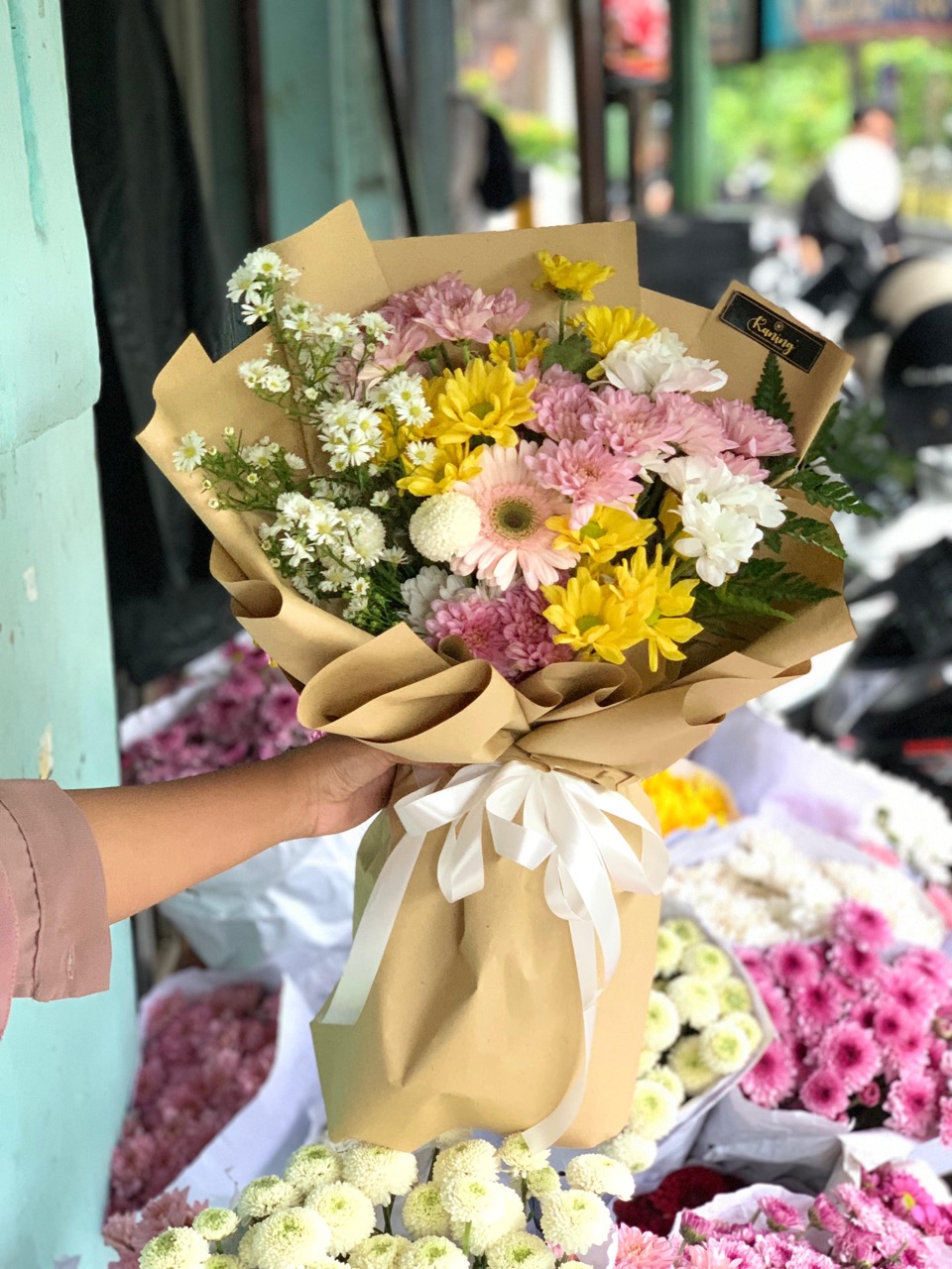 Buket Bunga Fresh Flower Medium BUK-GIIXT