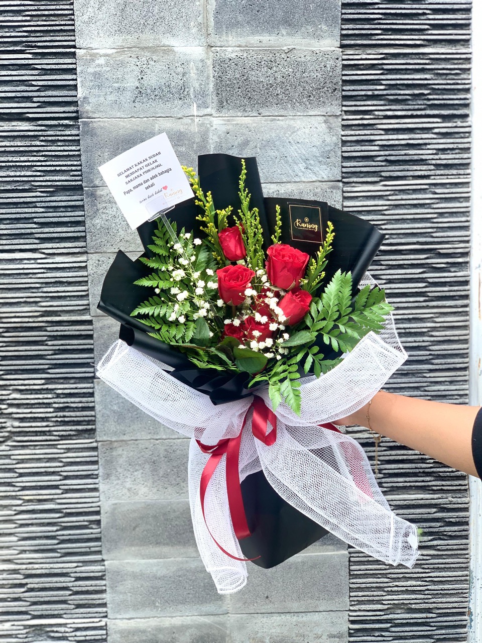 Buket Bunga Fresh Flower Medium BUK-RB49T