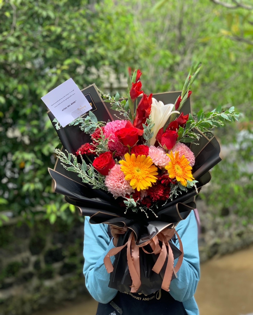 Buket Bunga Fresh Flower Medium BUK-AKAYZ