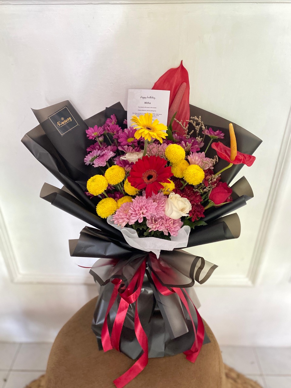 Buket Bunga Fresh Flower Medium BUK-IZNER