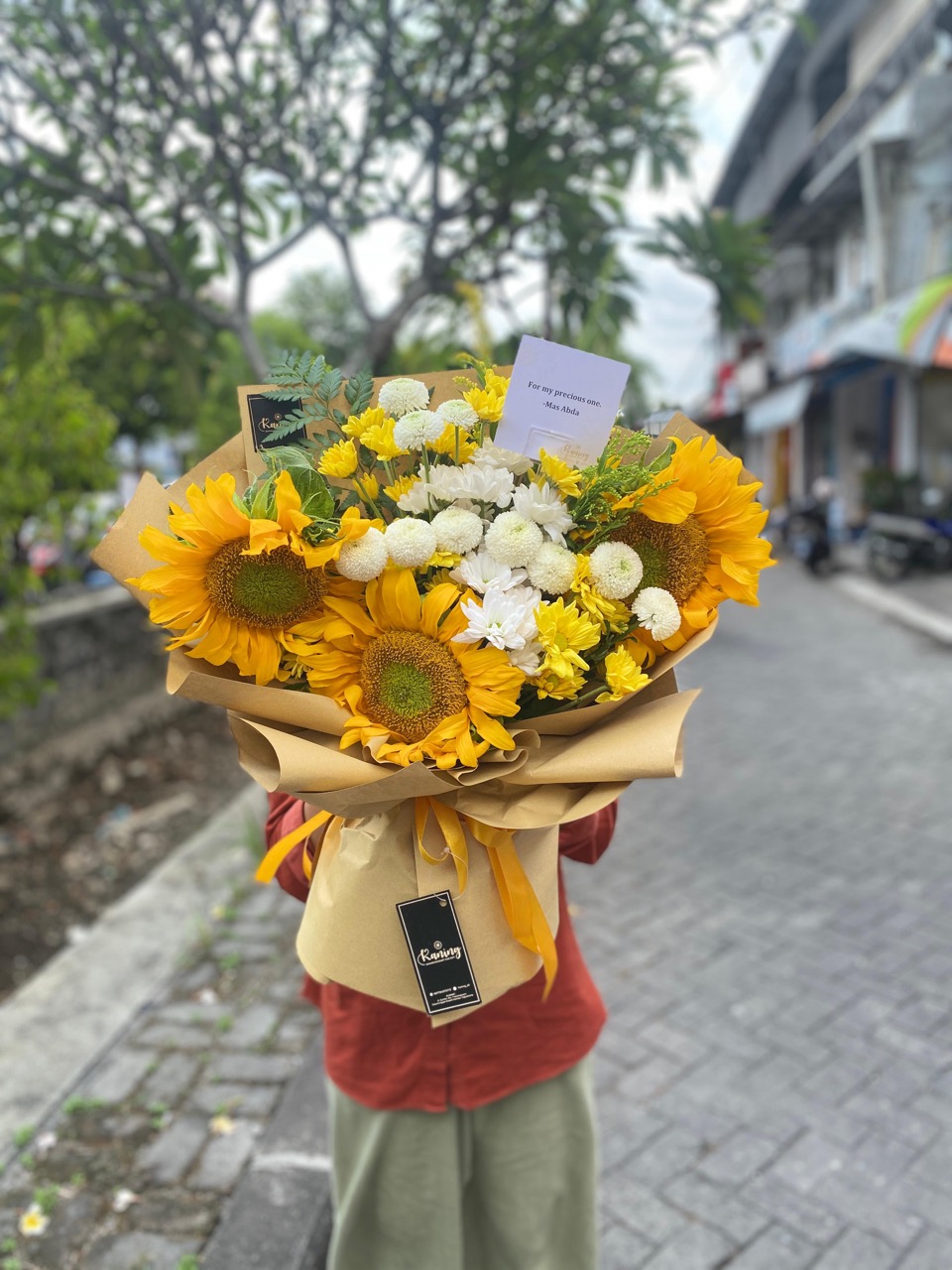 Buket Bunga Fresh Flower Large BUK-6HUBB