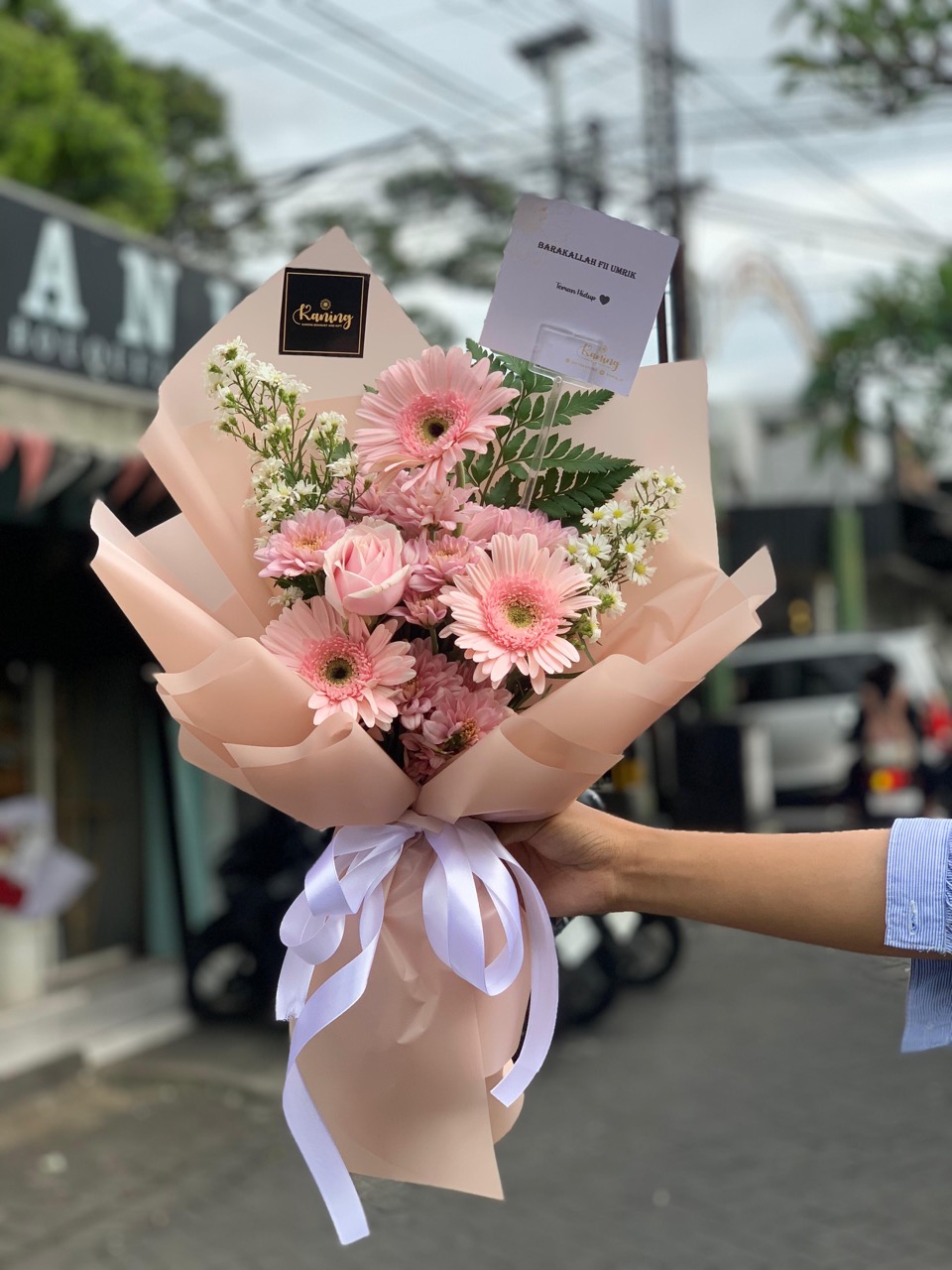 Buket Bunga Fresh Flower Medium BUK-OCTN3