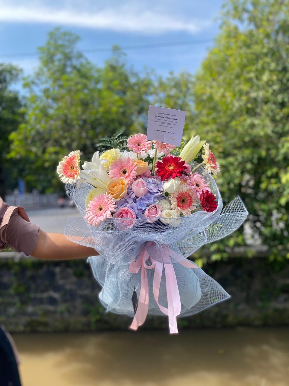Buket Bunga Fresh Flower Large BUK-V2KLS
