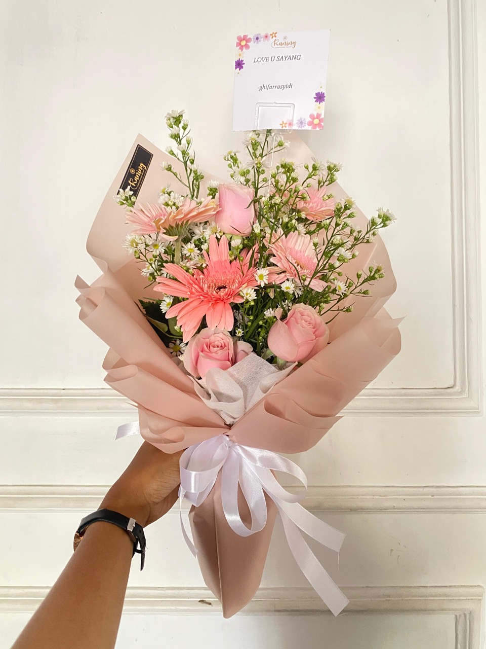 Buket Bunga Fresh Flower Medium BUK-KGNDC