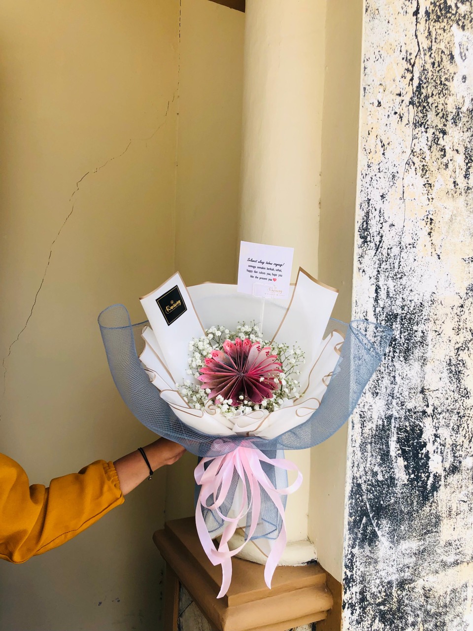 Money Bucket Fresh Flower MON-3EU4C
